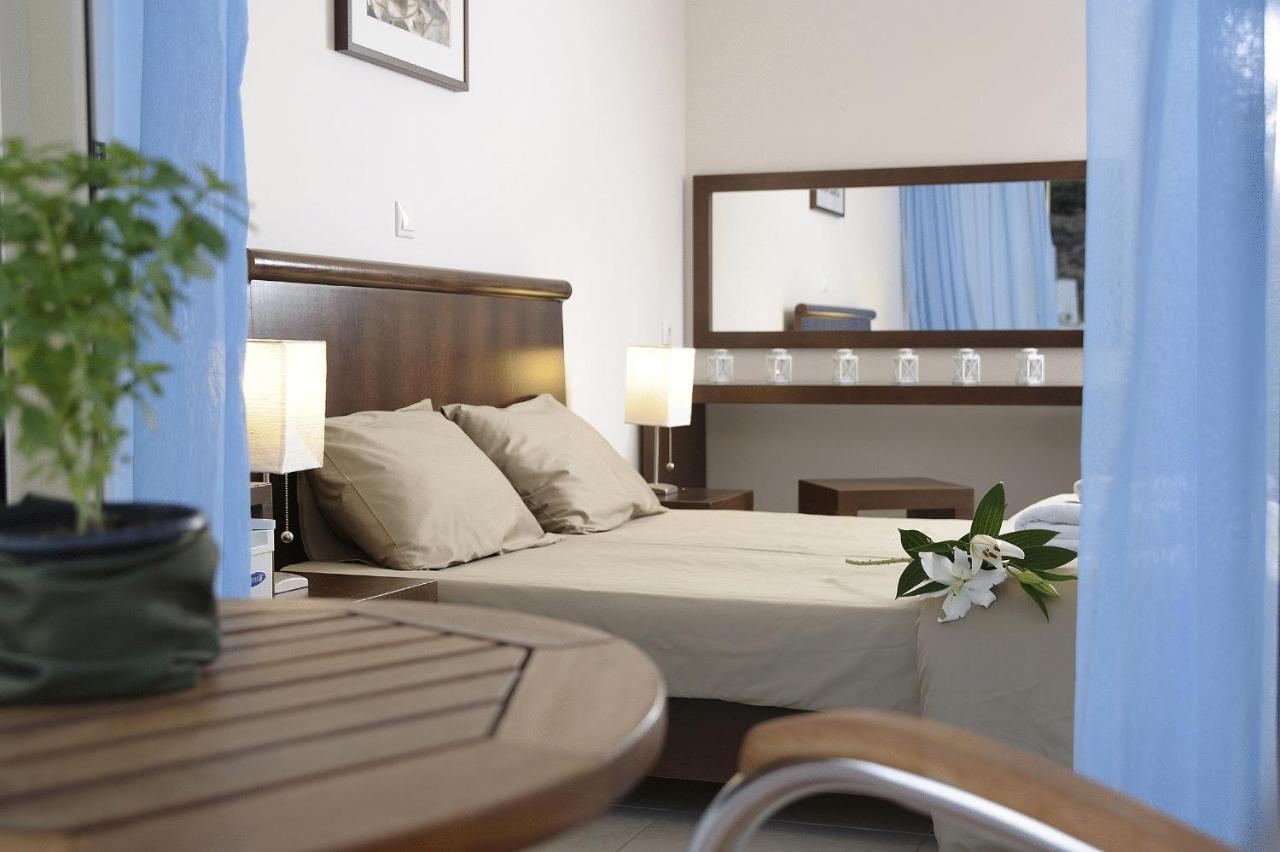 Glaros Hotel Apartment Agia Galini Стая снимка